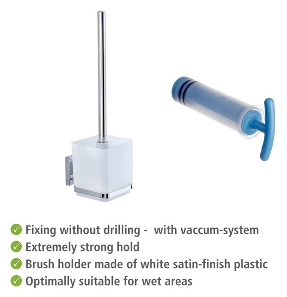 Držiak na toaletnú kefu bez nutnosti vŕtania Wenko Vacuum-Loc, až 33g