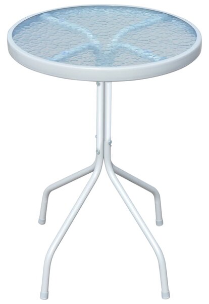 Bistro stolík, sivý 50x71 cm, oceľ