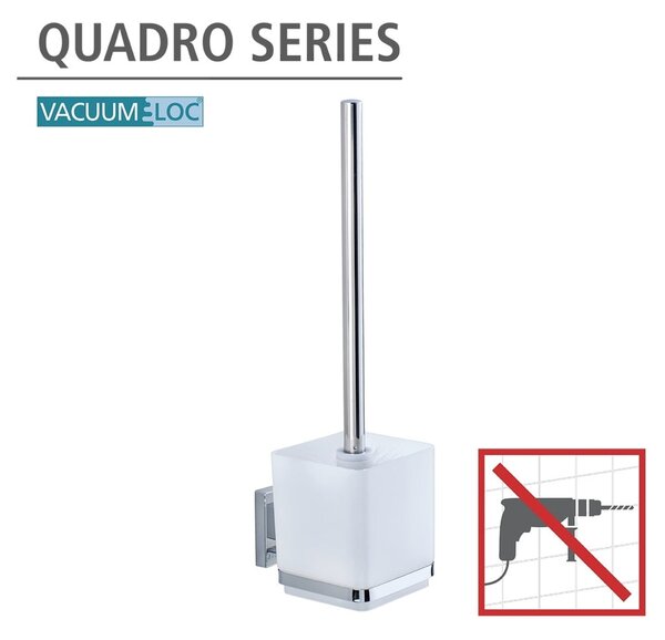 Držiak na toaletnú kefu bez nutnosti vŕtania Wenko Vacuum-Loc, až 33g