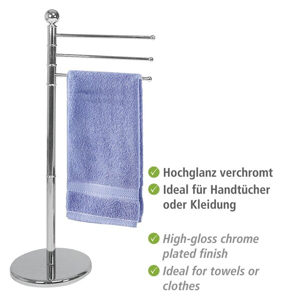 Chromovaný stojan na uteráky Wenko Exclusive