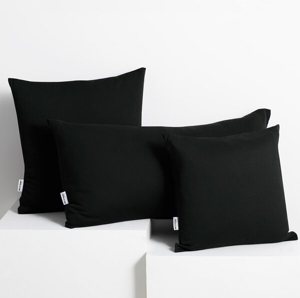 Obliečky na vankúše DecoKing Amber čierne, veľkosť 40x145*2