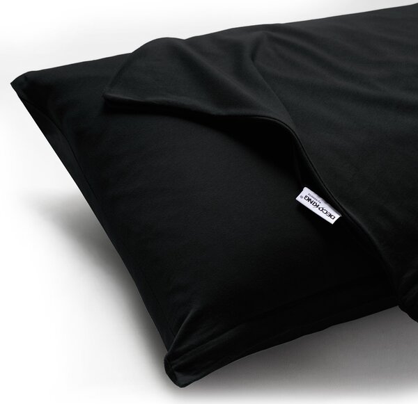 Obliečky na vankúše DecoKing Amber čierne, veľkosť 40x145*2