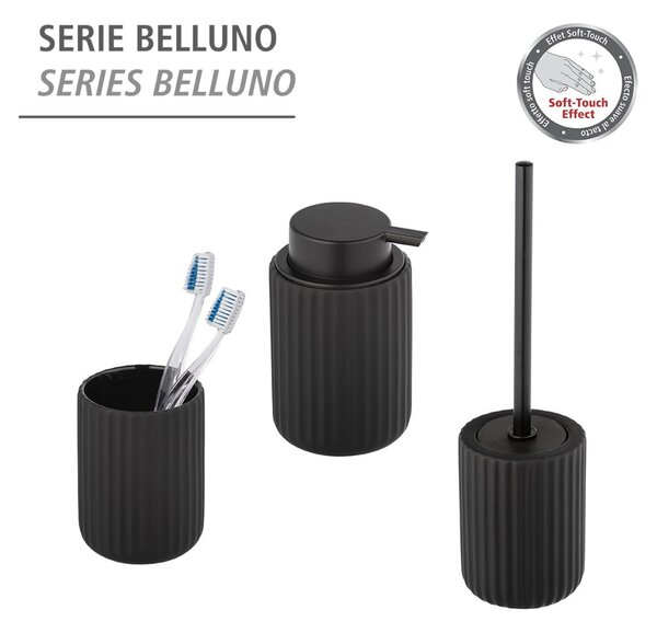 Čierna toaletná kefa Wenko Belluno