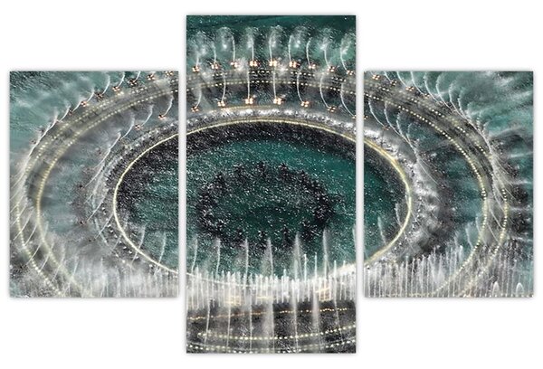 Obraz fontány (90x60 cm)