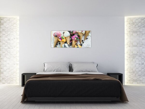 Obraz so zmrzlinami (120x50 cm)