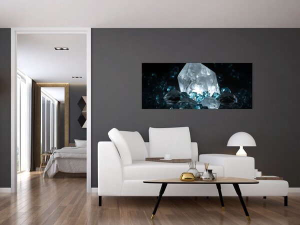 Obraz kryštálu (120x50 cm)