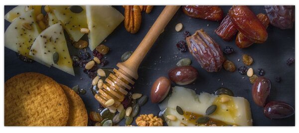 Obraz so sušeným ovocím (120x50 cm)
