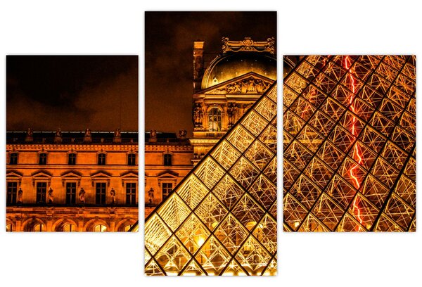 Obraz Louvre v Paríži (90x60 cm)