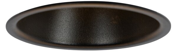 Inteligentné Zapustené Bodové Svetlo Čierne IP44 vrátane Wifi GU10 50mm - Dept