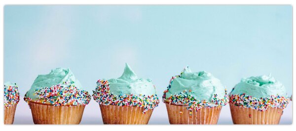 Obraz cupcakes (120x50 cm)