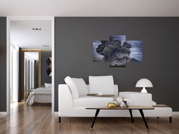 Obraz - Sopečná erupcia (90x60 cm)