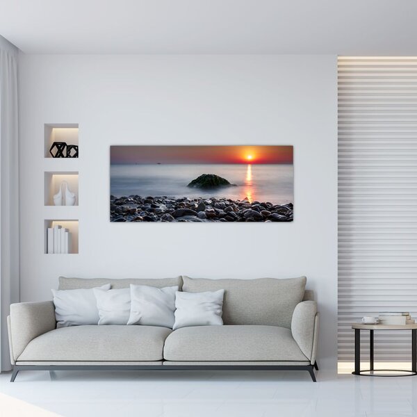 Obraz - Na pobreží (120x50 cm)