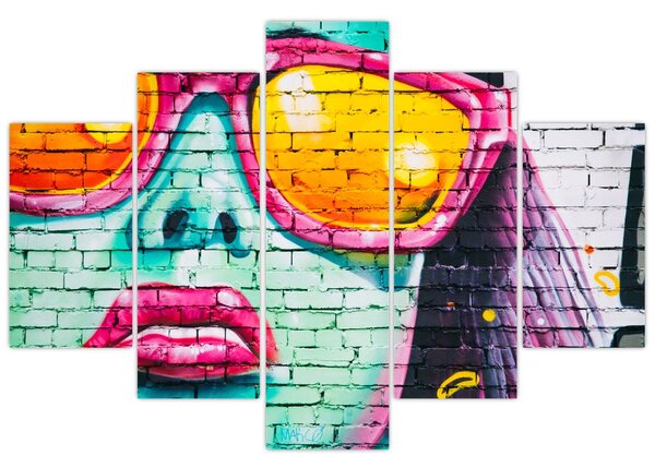 Obraz - Graffiti (150x105 cm)