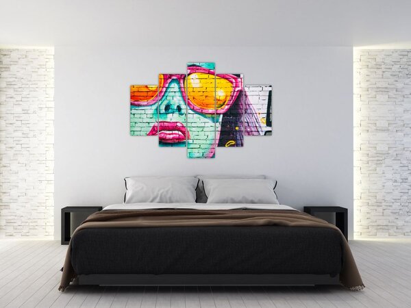 Obraz - Graffiti (150x105 cm)