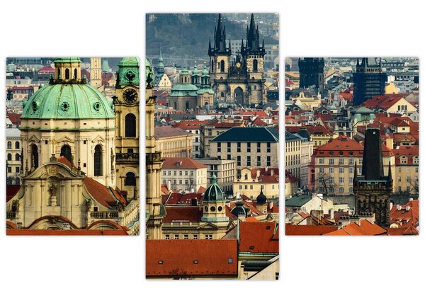 Obraz - Panorama Prahy (90x60 cm)