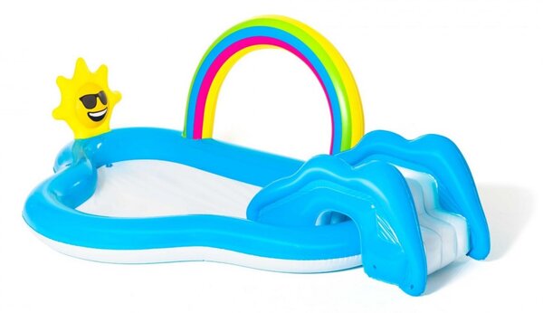 Bestway Detské ihrisko Sunny Rainbow 257/145 /91 cm modré