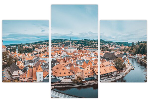 Obraz - Český Krumlov (90x60 cm)