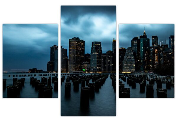 Obraz - Pohľad na mrakodrapy New Yorku (90x60 cm)
