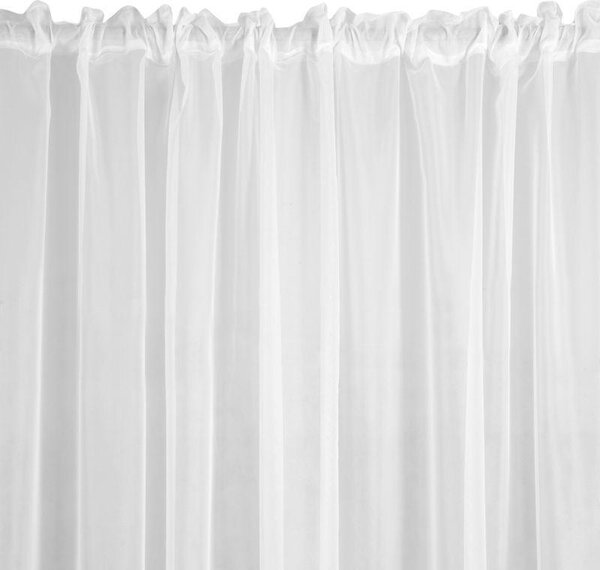 Biela záclona na páske LUCY 140x270 cm