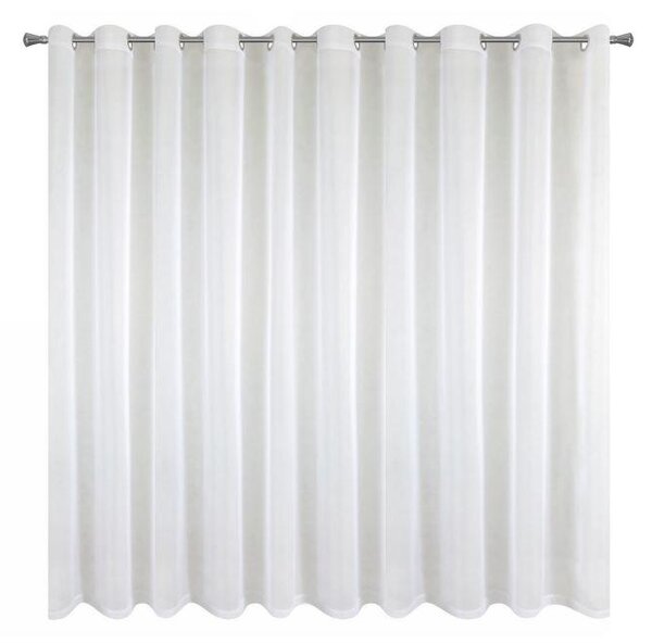 Biela záclona na krúžkoch LUCY 350x150 cm
