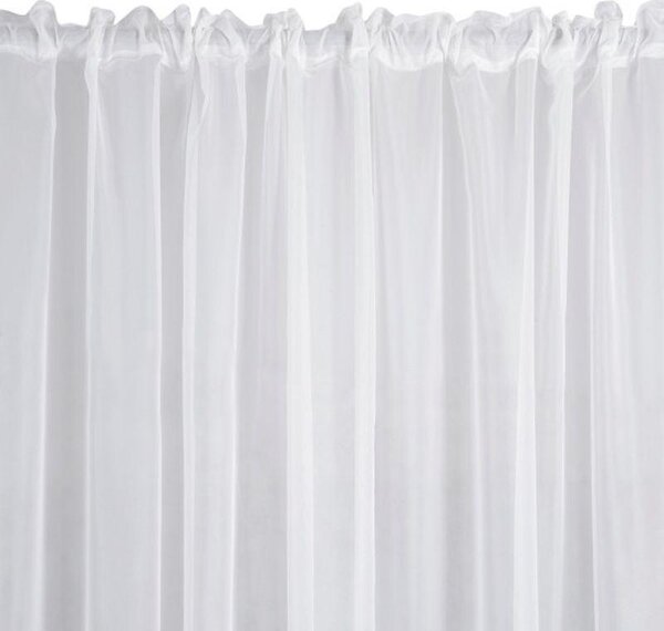 Biela záclona na páske LUCY 300x250 cm