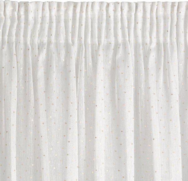 Biela záclona na páske SIBEL 400x250 cm