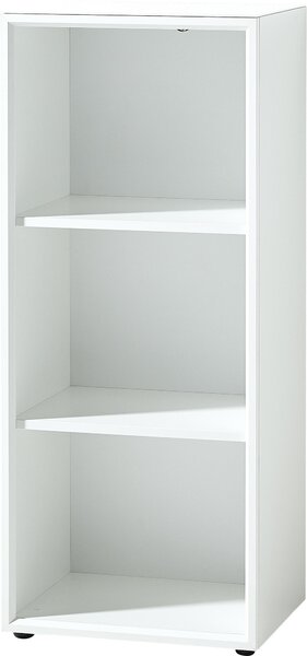 REGÁL NA ŠANÓNY, biela, 50/120/37 cm Novel - Kancelárske regály