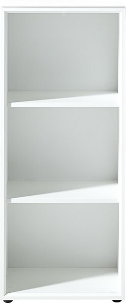 REGÁL NA ŠANÓNY, biela, 50/120/37 cm Novel - Kancelárske regály