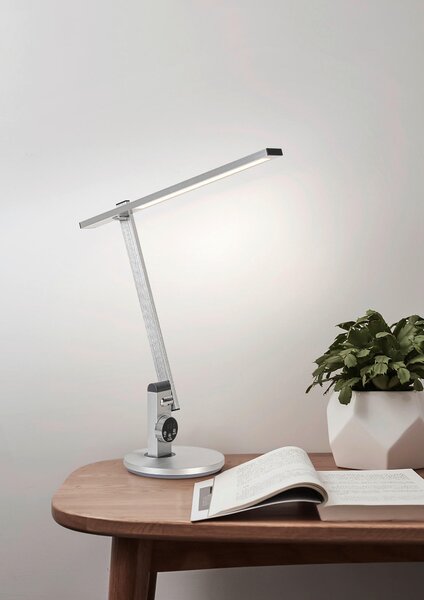LED LAMPA NA PÍSACÍ STÔL, otočný stmievač, 19/65/45,2 cm Novel - Interiérové svietidlá