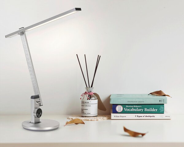 LED LAMPA NA PÍSACÍ STÔL, otočný stmievač, 19/65/45,2 cm Novel - Interiérové svietidlá