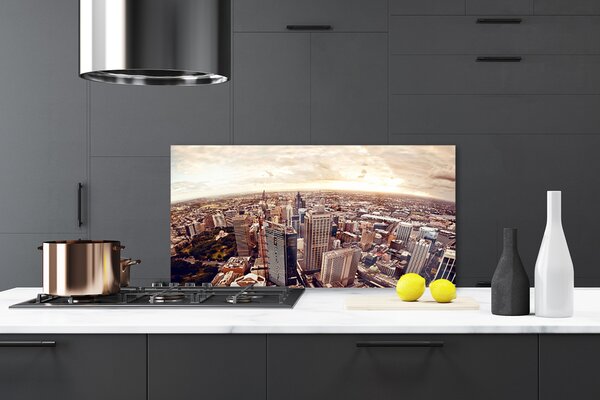 Nástenný panel  Mesto krajina 140x70 cm