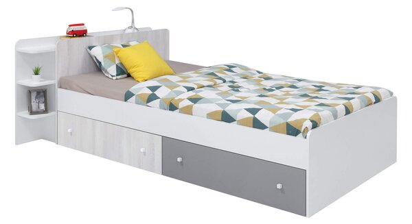 Detská posteľ s úložnými boxami Lotos 120x200 Rozmer: 120x200