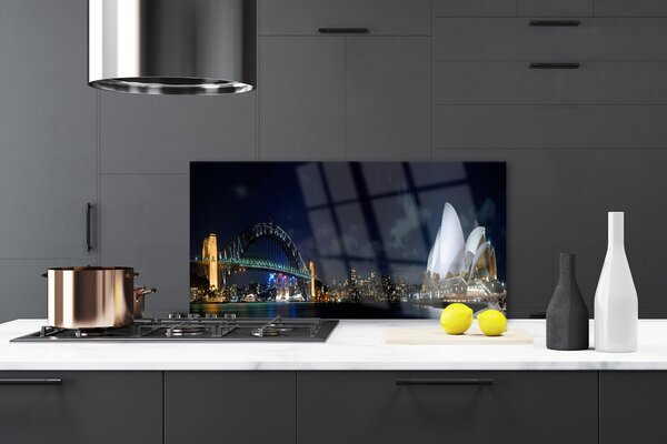 Nástenný panel  Sydney most architektúra 140x70 cm