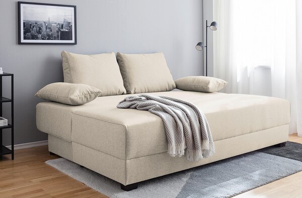 ROZKLADACIA POHOVKA, textil, krémová MID.YOU - Sedačky, Online Only