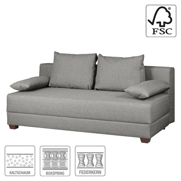 ROZKLADACIA POHOVKA, textil, sivá MID.YOU - Sedačky, Online Only