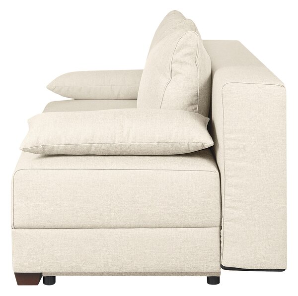 ROZKLADACIA POHOVKA, textil, krémová MID.YOU - Sedačky, Online Only