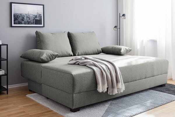 ROZKLADACIA POHOVKA, textil, sivá MID.YOU - Sedačky, Online Only