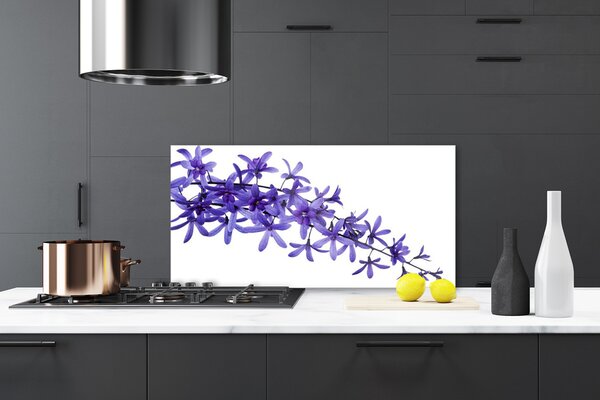 Sklenený obklad Do kuchyne Kvety rastliny príroda 120x60 cm
