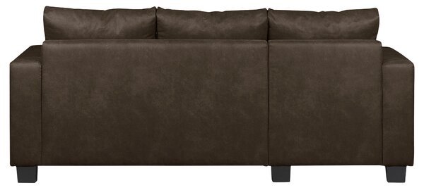 ROHOVÁ SEDAČKA, textil, tmavohnedá MID.YOU - Sedačky, Online Only
