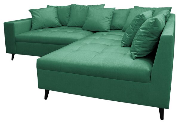 ROHOVÁ SEDAČKA, textil, zelená MID.YOU - Sedačky, Online Only
