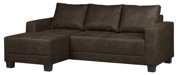 ROHOVÁ SEDAČKA, textil, tmavohnedá MID.YOU - Sedačky, Online Only
