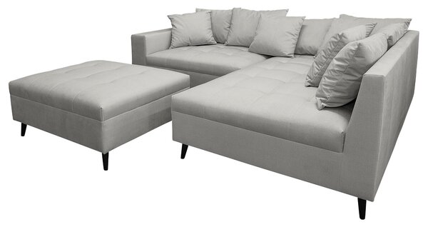 ROHOVÁ SEDAČKA, textil, sivá MID.YOU - Sedačky, Online Only