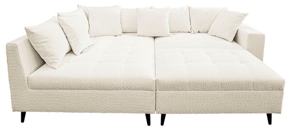 ROHOVÁ SEDAČKA, textil, biela MID.YOU - Sedačky, Online Only