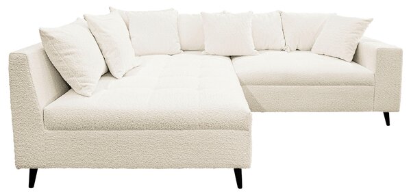 ROHOVÁ SEDAČKA, textil, biela MID.YOU - Sedačky, Online Only