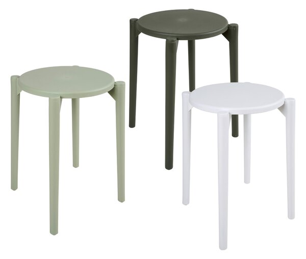 TABURETKA, plast, 30/46/30 cm Ambia Home - Kreslá