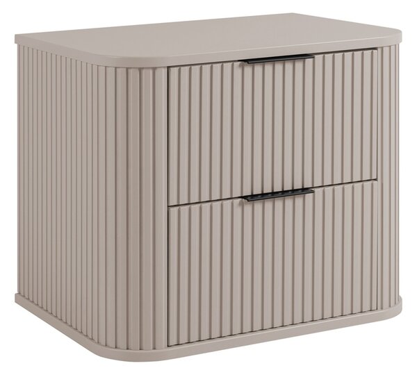 ELEGANCE kašmír K60 závesná skrinka pod umývadlo 60 cm s vrchnou doskou