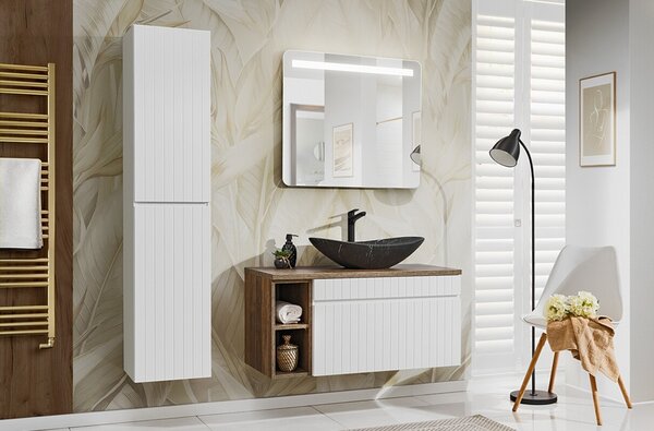 ICONIC white 82-140-DV skrinka pod umývadlo 140 cm