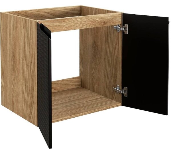 LUXOR Black 82-60-2D-DU skrinka s umývadlom 60 cm
