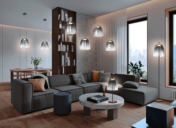 ZÁVESNÉ LED SVIETIDLO, 30/150 cm - Interiérové svietidlá