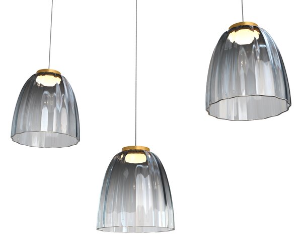 ZÁVESNÉ LED SVIETIDLO, 90/22/150 cm - Interiérové svietidlá